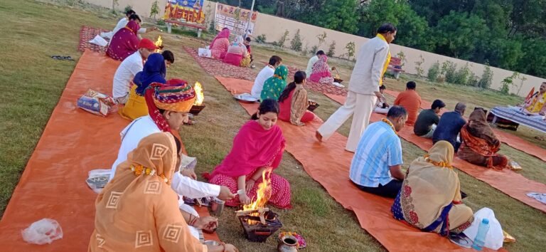 नव संवत्सर के उपलक्ष में यज्ञ सुनपेड फरीदाबाद मंडल