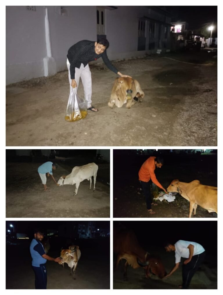 आर्य वीर दल टंकारा द्वारा सेवा कार्य