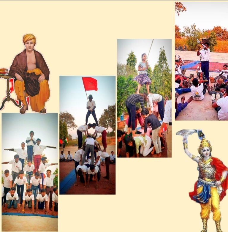 आर्य वीर दल का साप्ताहिक शिविर सुकृत जनपद सोनभद्र उत्तर प्रदेश में समापन समारोह